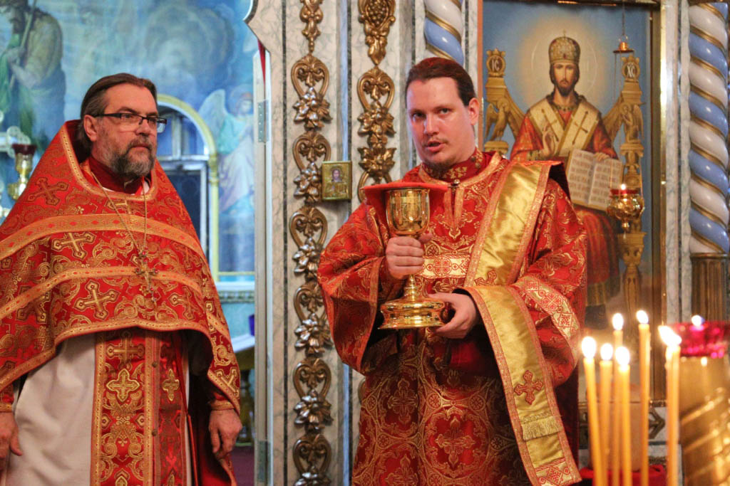 Праздничное Пасхальное Богослужение в храме Космы и Дамиана пос. Новосемейкино