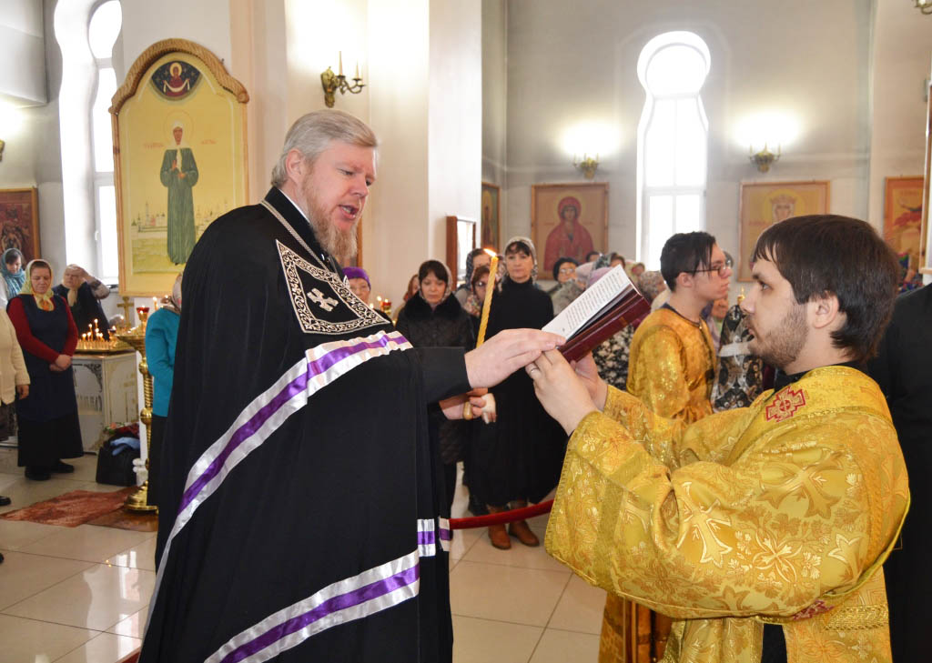 Божественная Литургия в Кафедральном соборе города Отрадный