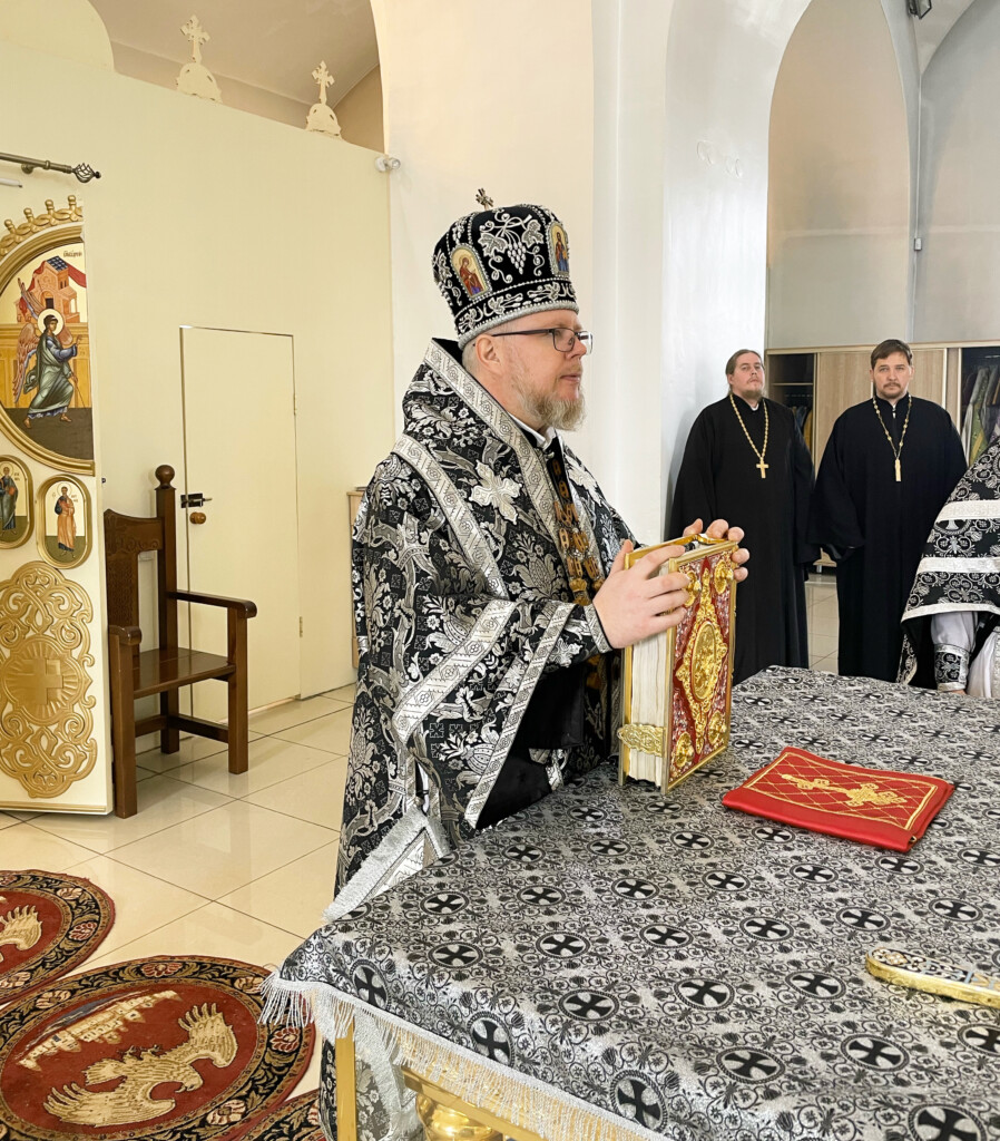 Божественная Литургия в кафедральном соборе в честь иконы Божией Матери «Отрада и утешение»