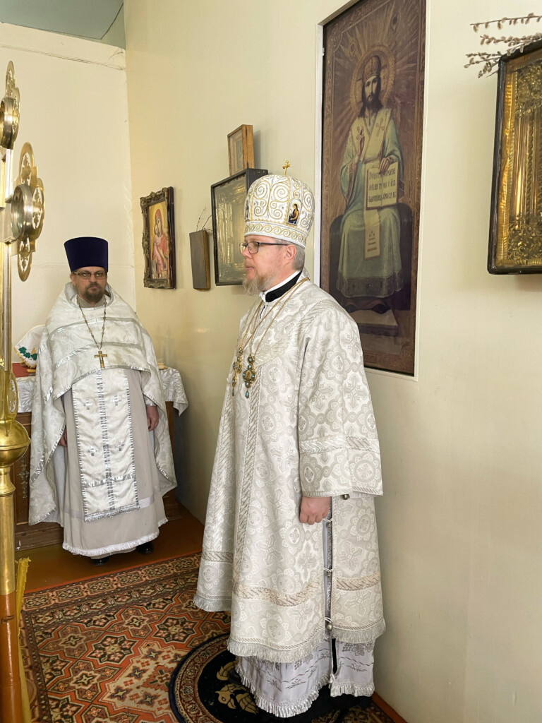 Архиерейское богослужение в Лазареву Субботу